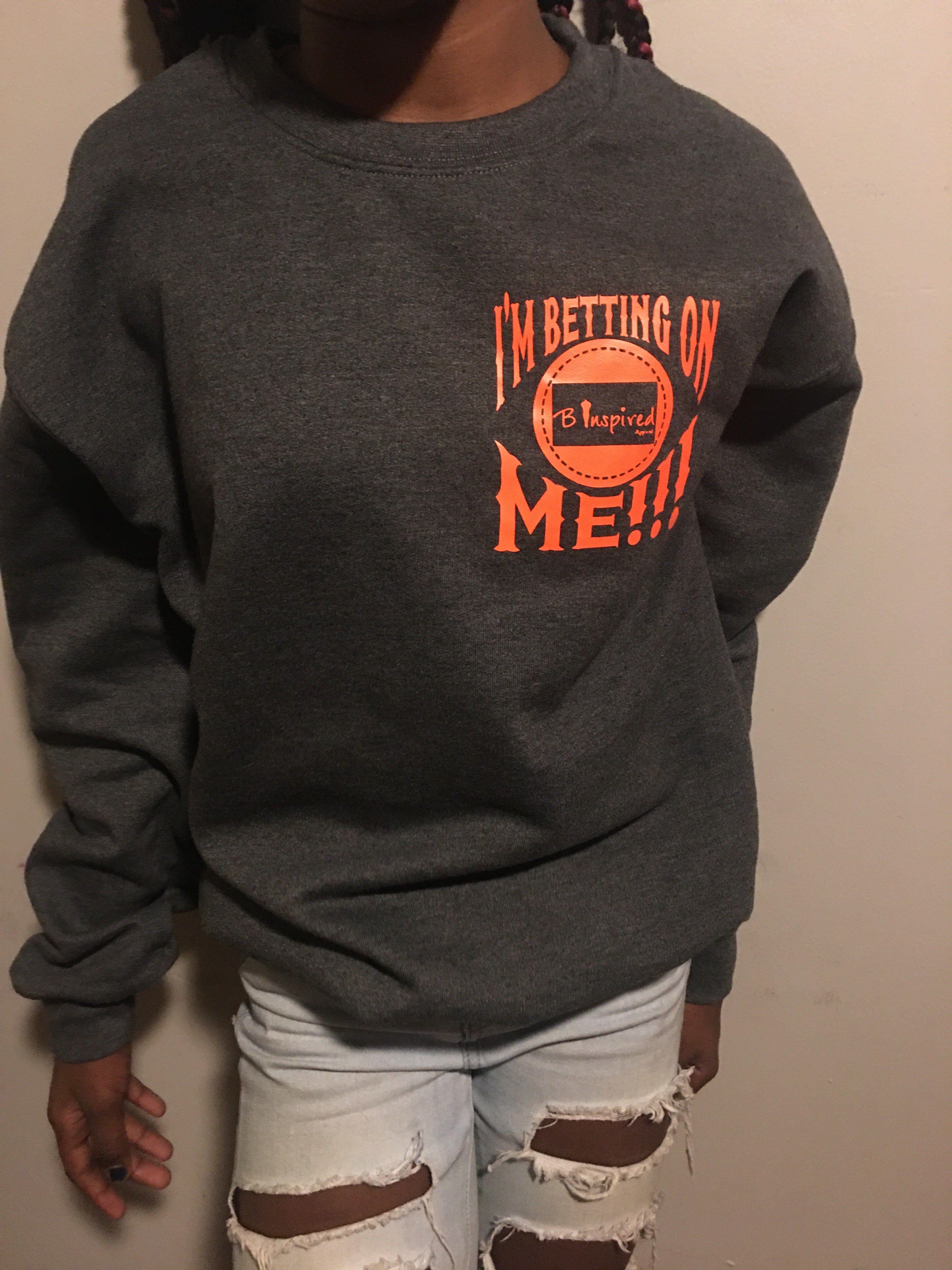 BInspired I’m Betting On Me Patch Hoodie